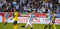 Con doblete de Messi, Argentina goleó a Jamaica