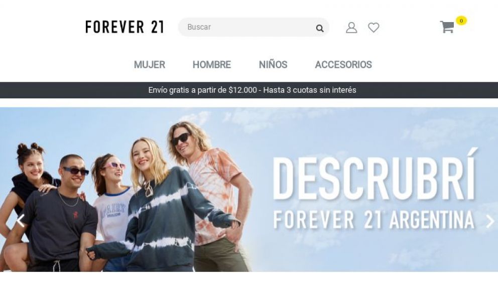 Plataformas cheap forever 21