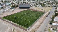 San Lorenzo Sur tiene una nueva cancha de fútbol 11