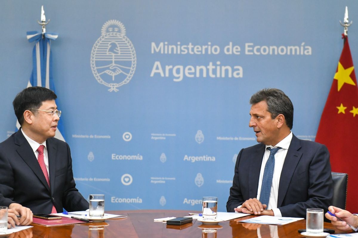 Massa llegó a China 