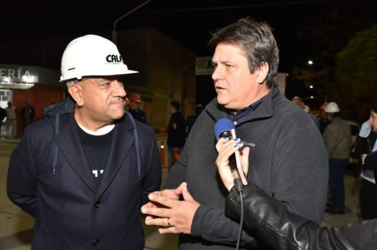 En San Lorenzo Sur se instalaron en una noche 220 luminarias de alta gama