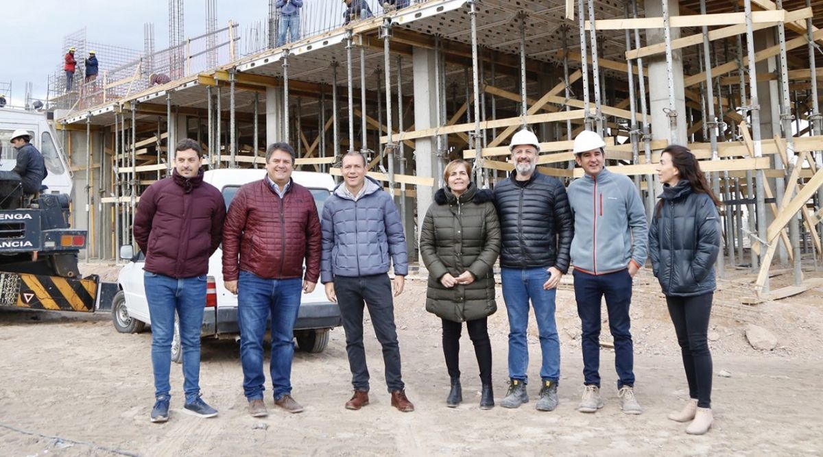 Gutiérrez y Gaido recorrieron la obra del Polo Tecnológico 