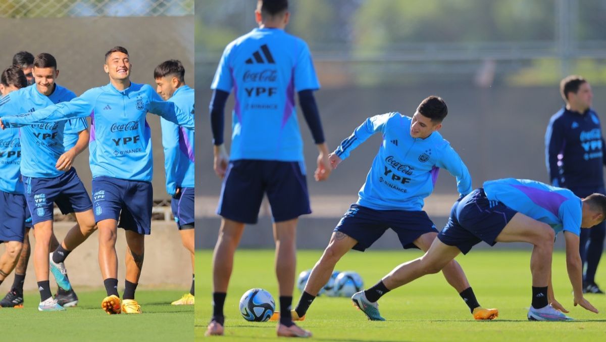El seleccionado Sub-20 comienza a prepararse con Mascherano para octavos de final contra Nigeria