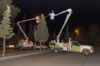 Inauguraron las nuevas luminarias LED de las calles internas del Campus de la UNCo